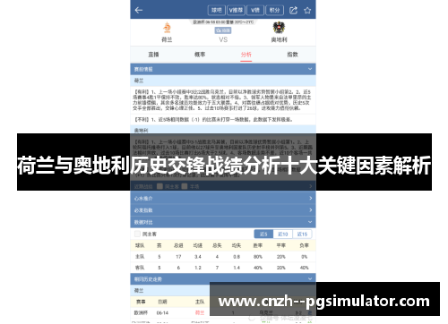 荷兰与奥地利历史交锋战绩分析十大关键因素解析