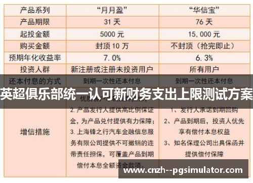 英超俱乐部统一认可新财务支出上限测试方案 英超俱乐部统一认可新财务支出上限测试方案